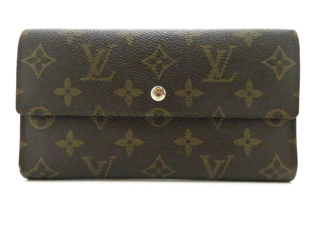 LOUIS VUITTON Portefeuille International Tri fold Long Wallet Monogram